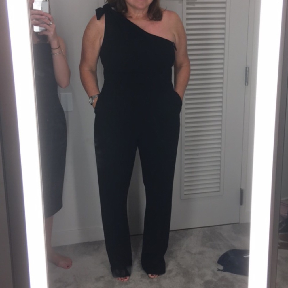 DVF Black Jumpsuit sz 14 originally $468
